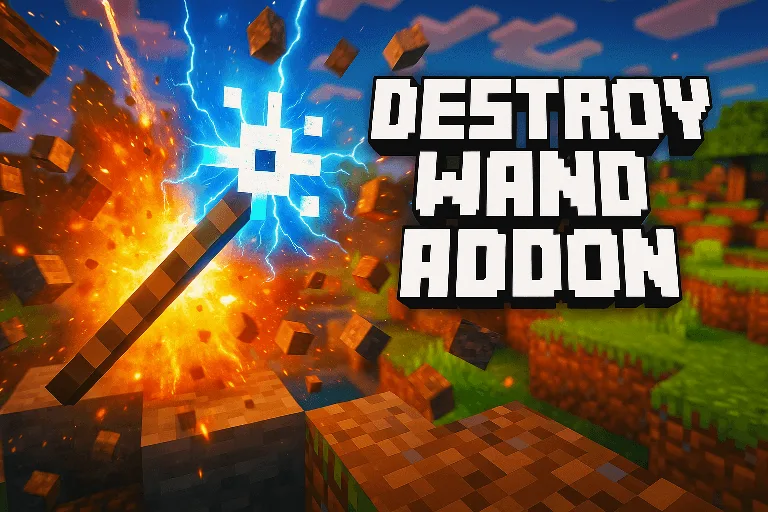 Destory Wand  [Achievement Friendly] — MCPEDL