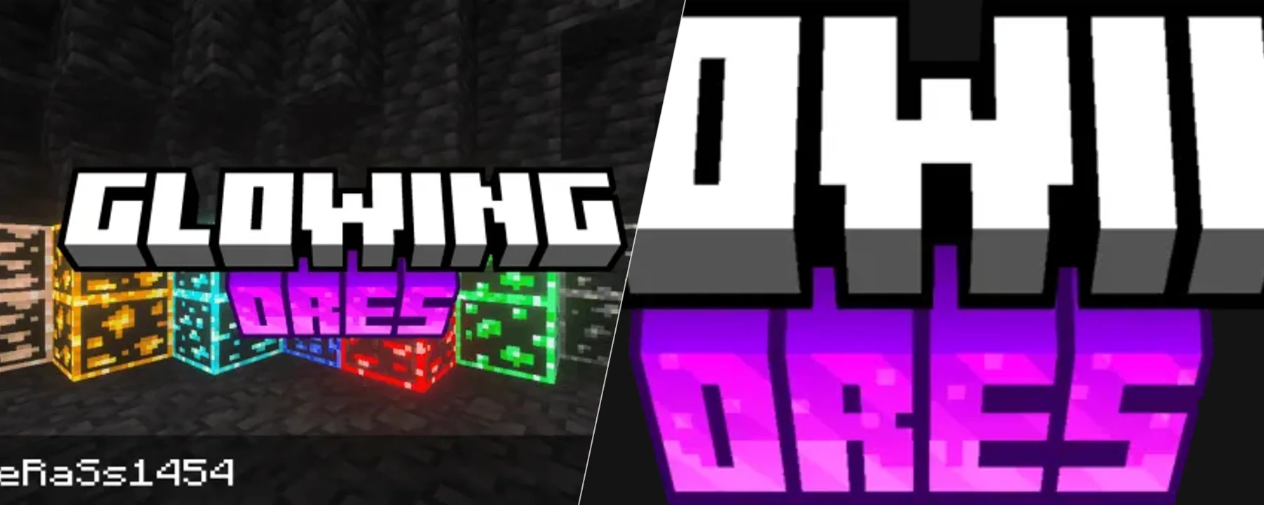 Outlined & Glowing Ores — Outlined & Glowing Ores screenshots 1–2