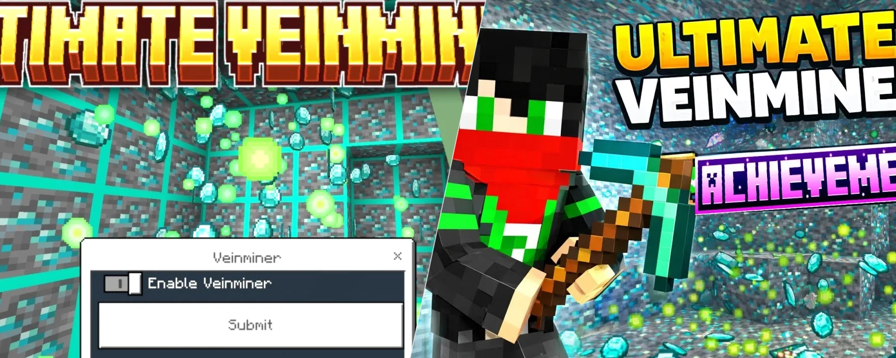 Ultimate Veinminer [Achievement Friendly] — Ultimate Veinminer [Achievement Friendly] screenshots 1–2