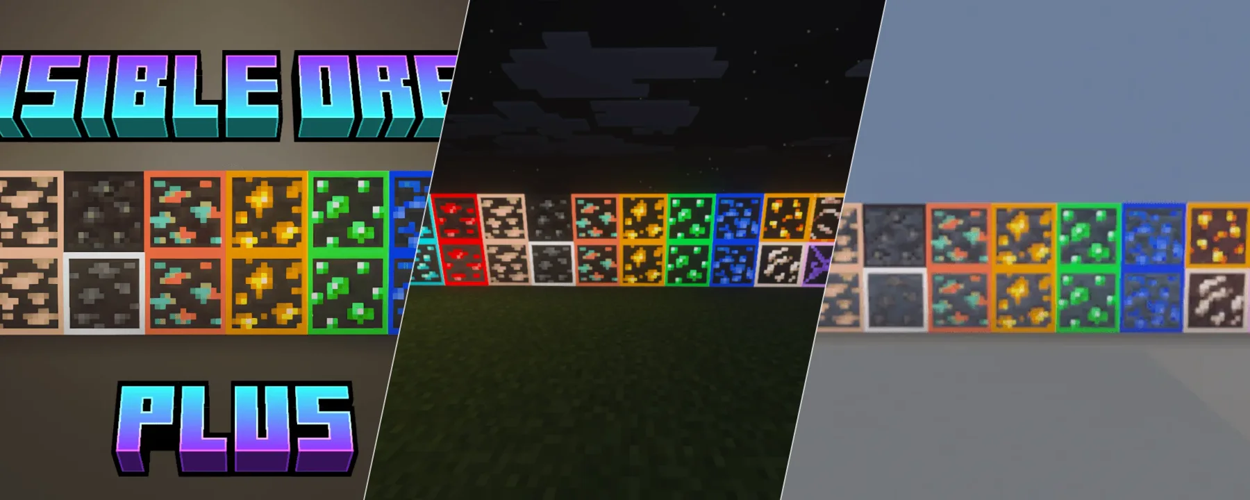 VISIBLE ORES PLUS — VISIBLE ORES PLUS screenshots 1–3