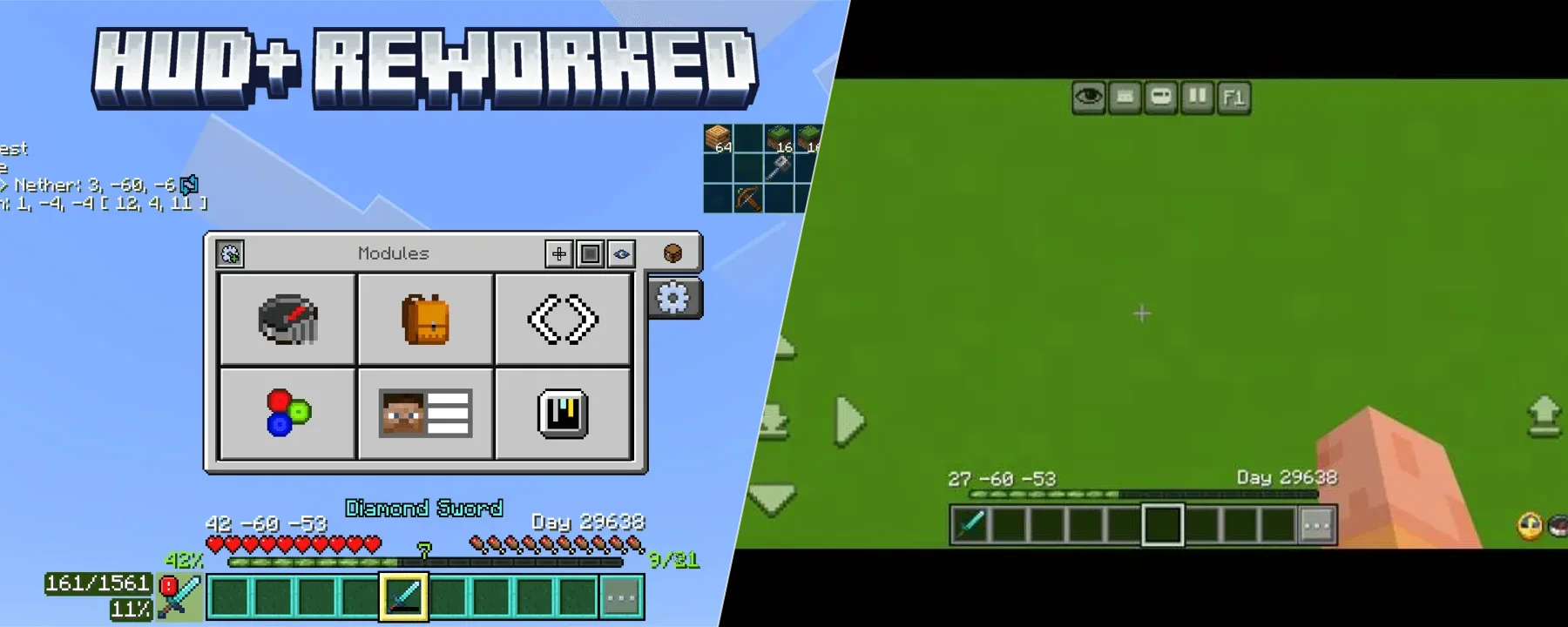 HUD+ Reworked — HUD+ Reworked screenshots 1–2