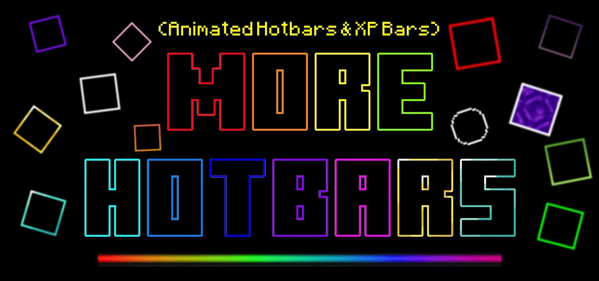 More Hotbars! (RGB w/ xp bars) — MCPEDL