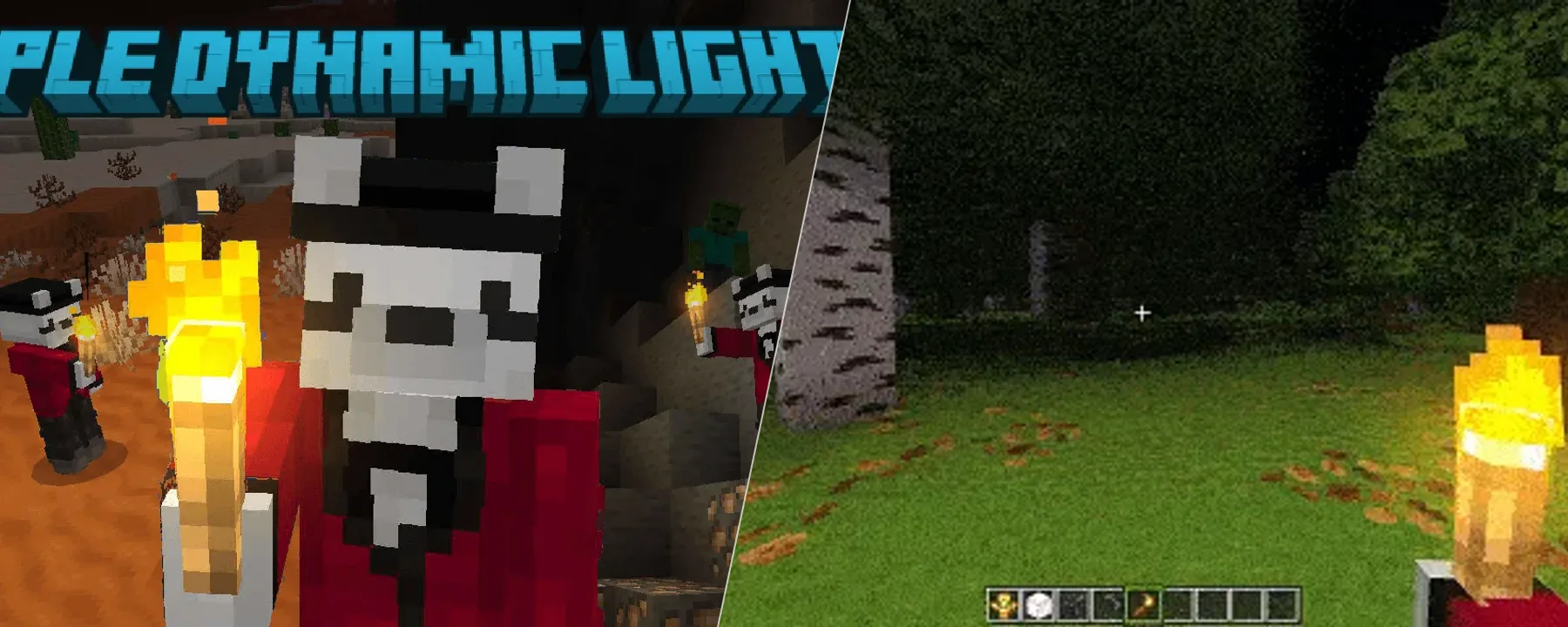 Simple Dynamic Lighting (Dynamic Lights) — Simple Dynamic Lighting (Dynamic Lights) screenshots 1–2