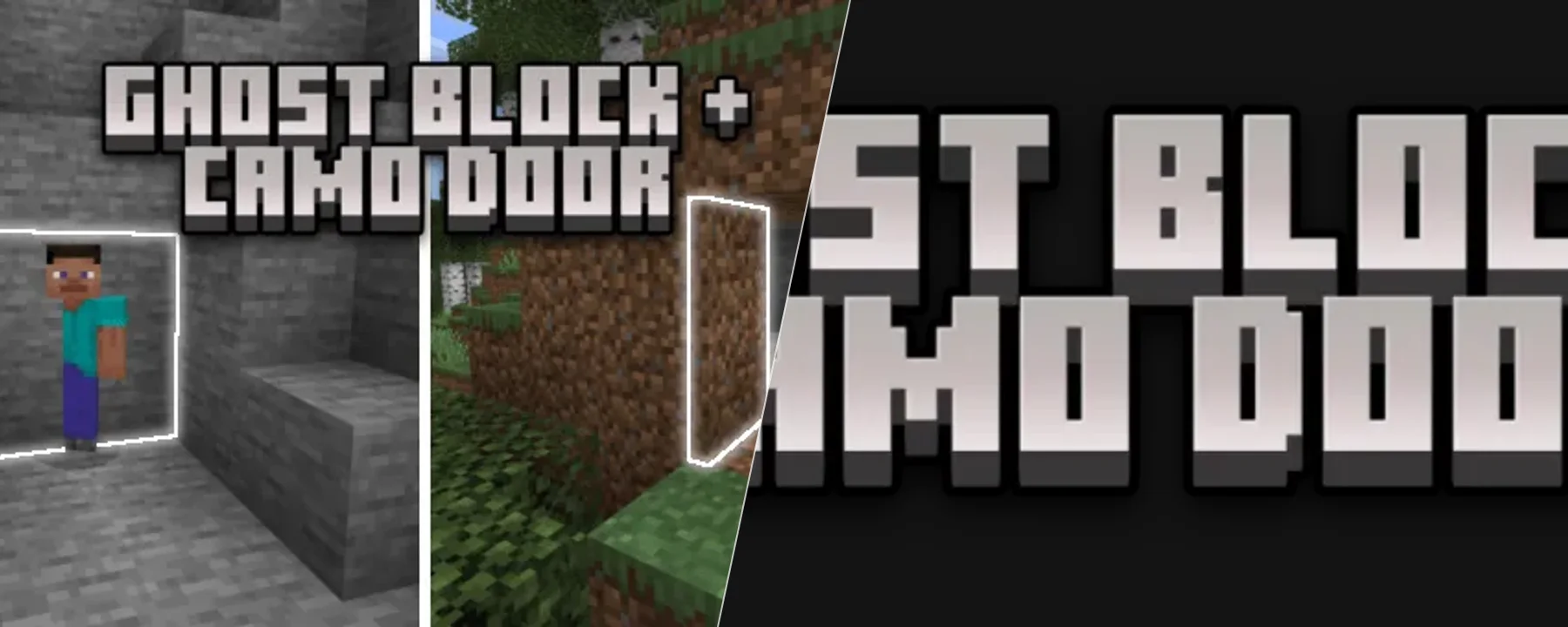Ghost Block + Camo Door — Ghost Block + Camo Door screenshots 1–2