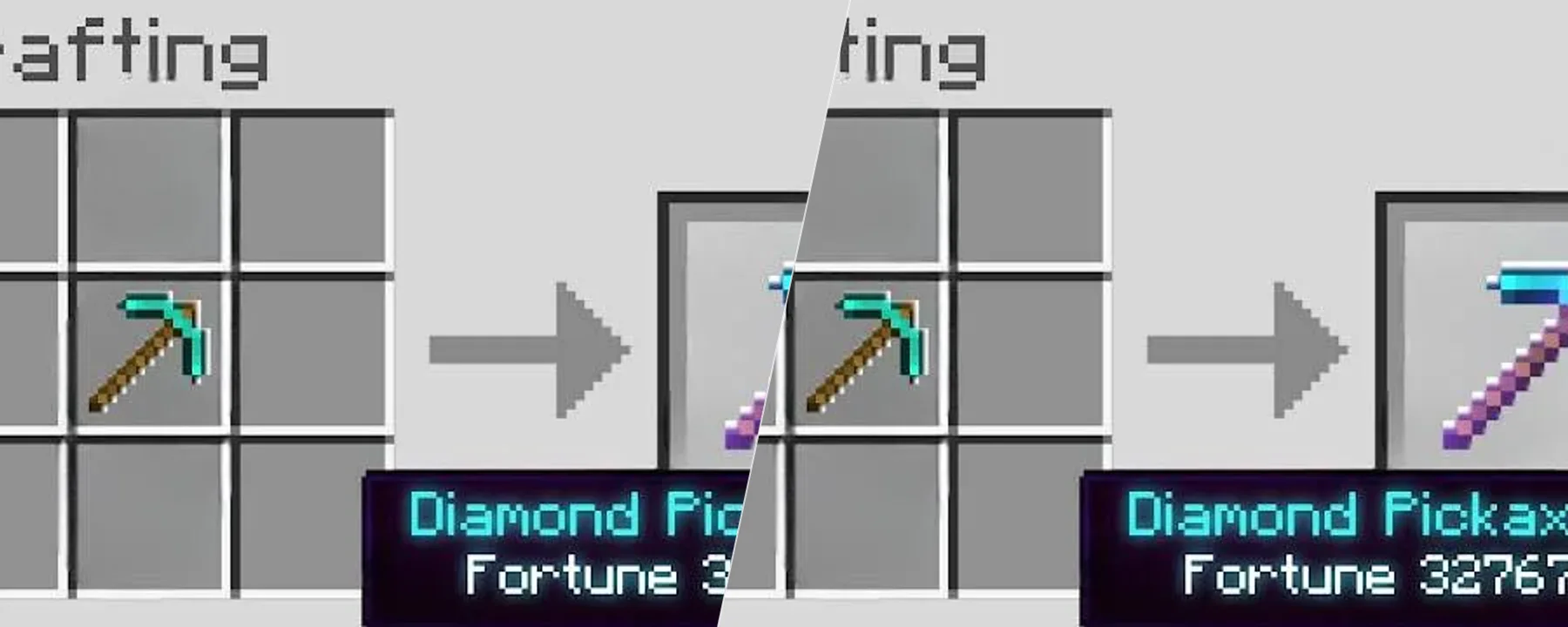 Crafting Gives 32767 Enchantments! — Crafting Gives 32767 Enchantments! screenshots 1–2