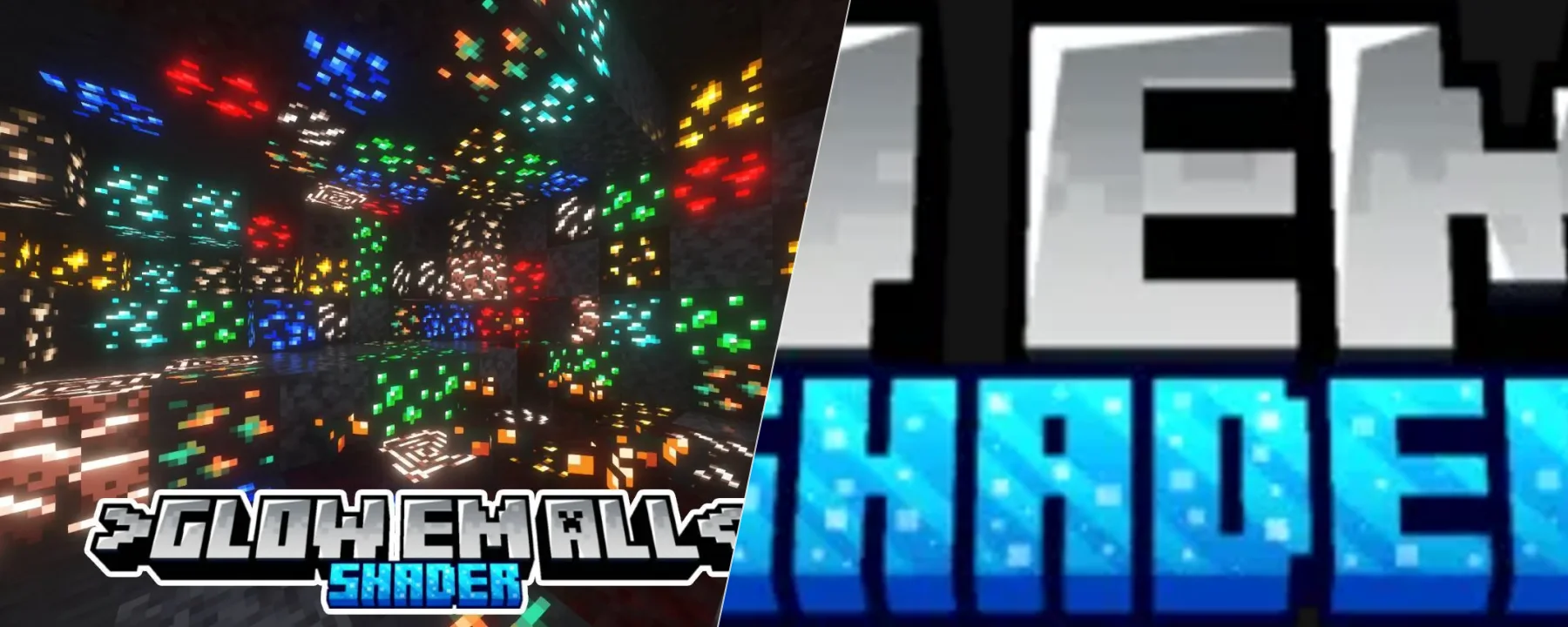 Glow Em All Shader | Glowing Ores — Glow Em All Shader | Glowing Ores screenshots 1–2