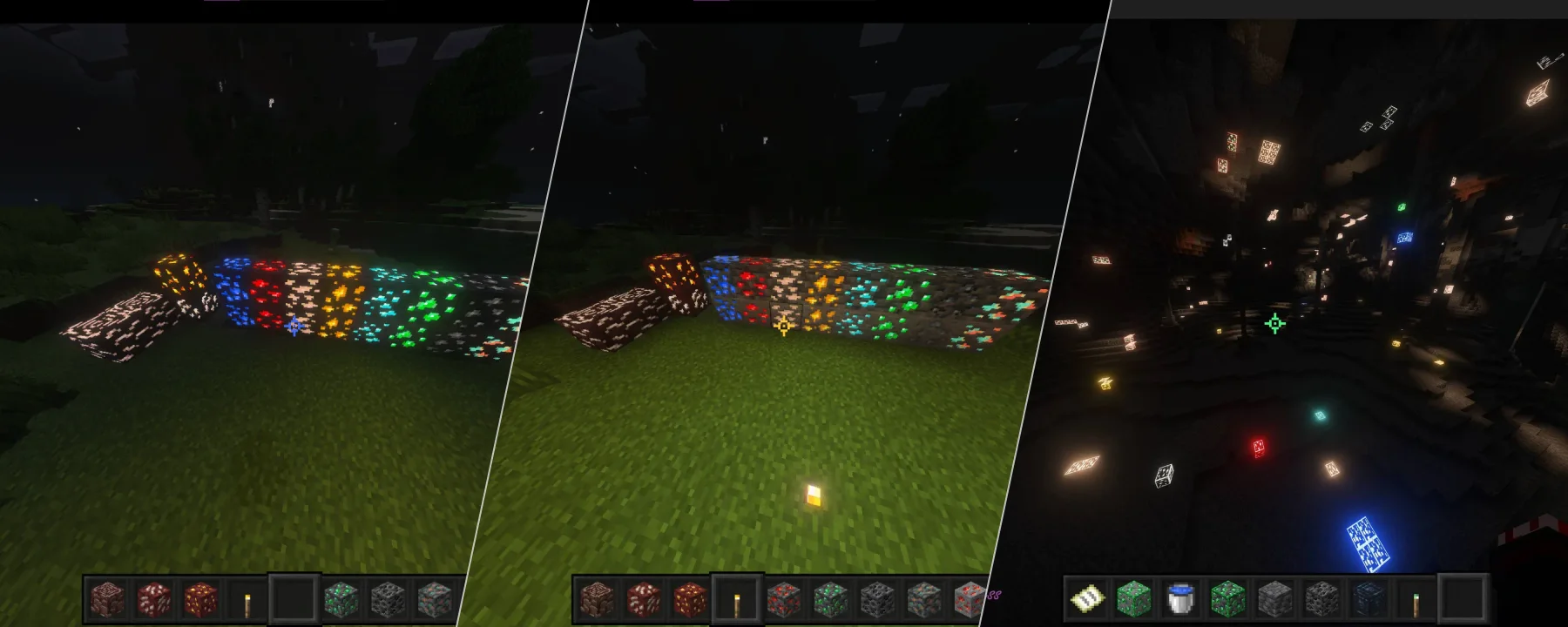 Glowing Ores Resource Pack — Glowing Ores Resource Pack screenshots 1–3
