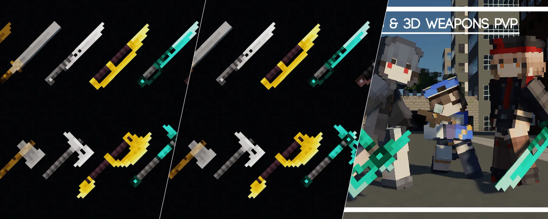 [ Bedrock ] Tactical 3D Tools X Actions & Stuff — [ Bedrock ] Tactical 3D Tools X Actions & Stuff screenshots 1–3