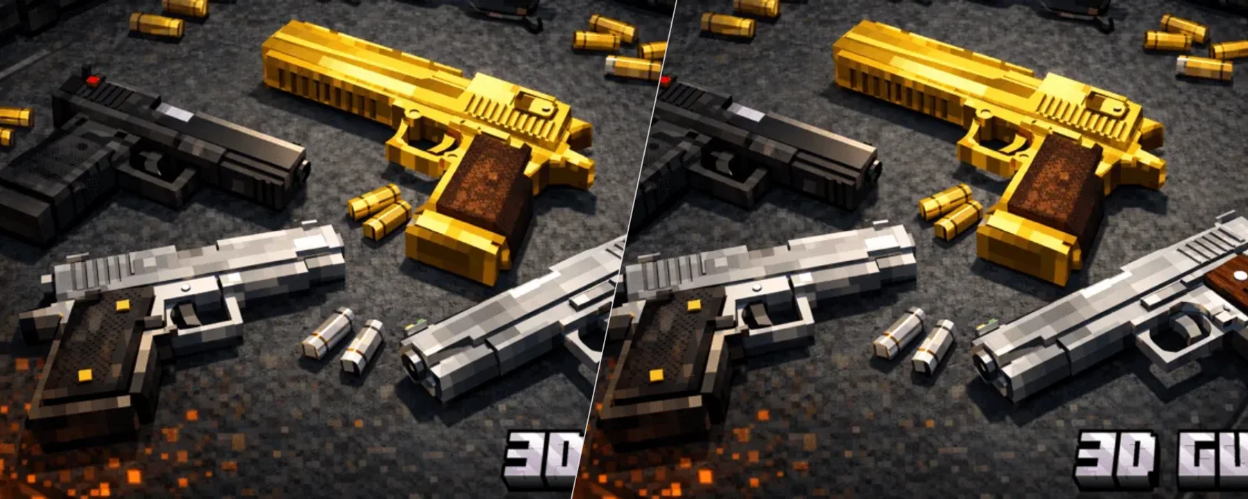 Ferous 3D Gun — Ferous 3D Gun screenshots 1–2