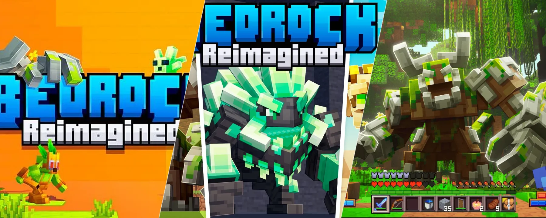 Bedrock Reimagined v1.0.97 — Bedrock Reimagined v1.0.97 screenshots 1–3