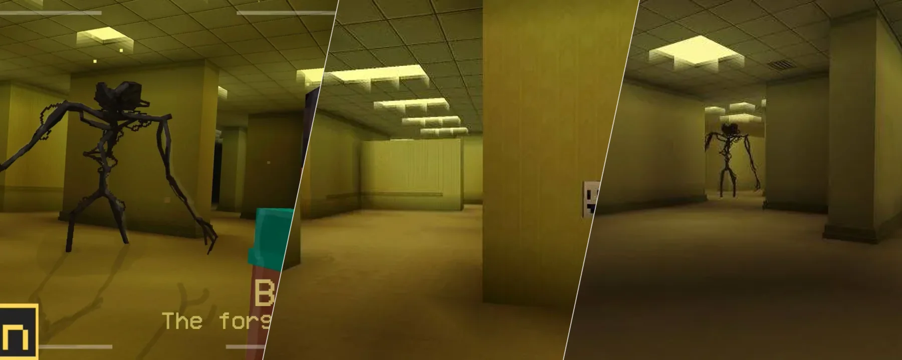 BACKROOMS THE FORGOTTEN COMPLEX — BACKROOMS THE FORGOTTEN COMPLEX screenshots 1–3