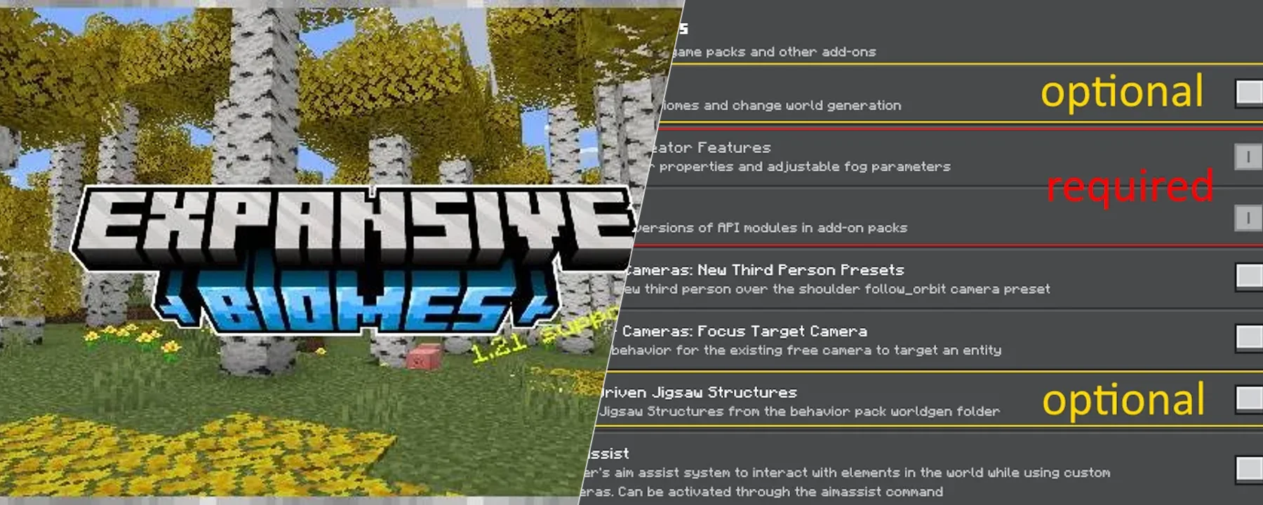 Expansive Biomes — Expansive Biomes screenshots 1–2