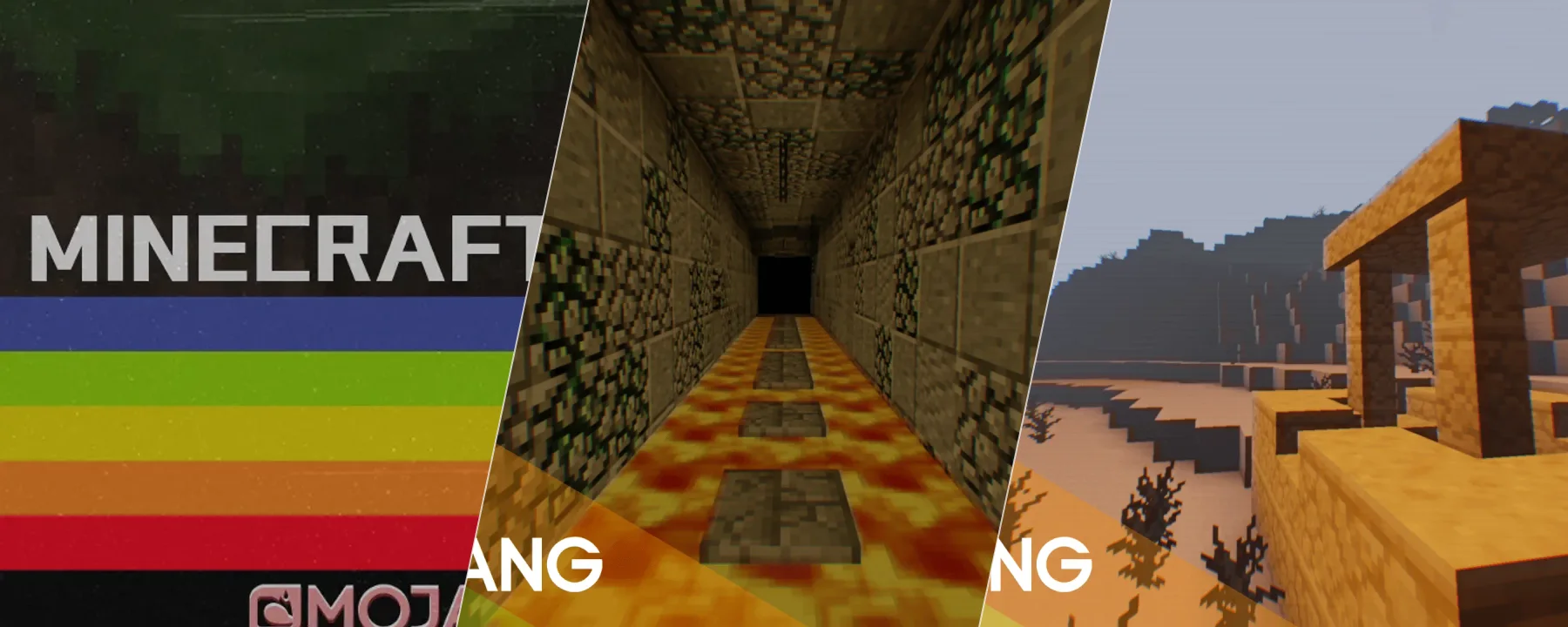 Minecraft VHS — Minecraft VHS screenshots 1–3