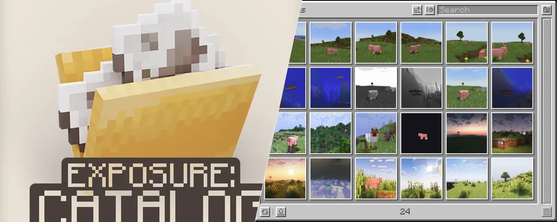 Exposure Catalog — Exposure Catalog screenshots 1–2