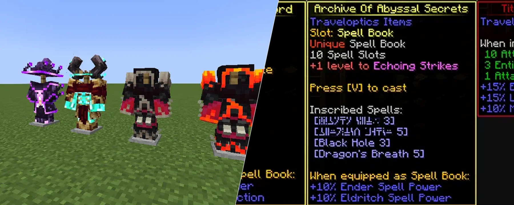 T.O Magic 'n Extras - Iron's Spells Addon — T.O Magic 'n Extras - Iron's Spells Addon screenshots 6–7