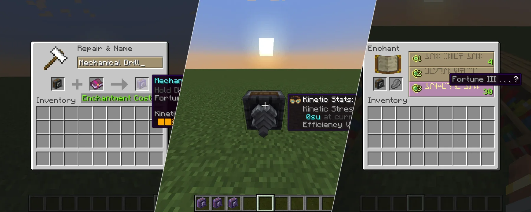 Create: Enchantable Machinery — Create: Enchantable Machinery screenshots 1–3