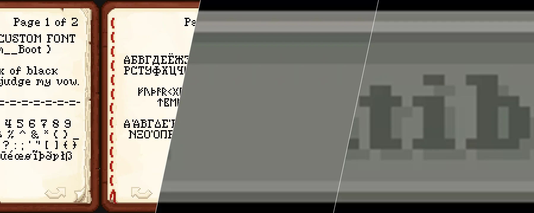 Ashen 16x Custom Font — Ashen 16x Custom Font screenshots 1–3