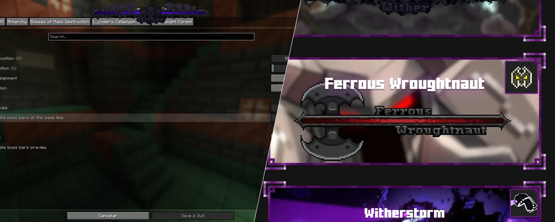 Enhanced Boss Bars (Fabric/Forge/NeoForge) — Enhanced Boss Bars (Fabric/Forge/NeoForge) screenshots 10–11