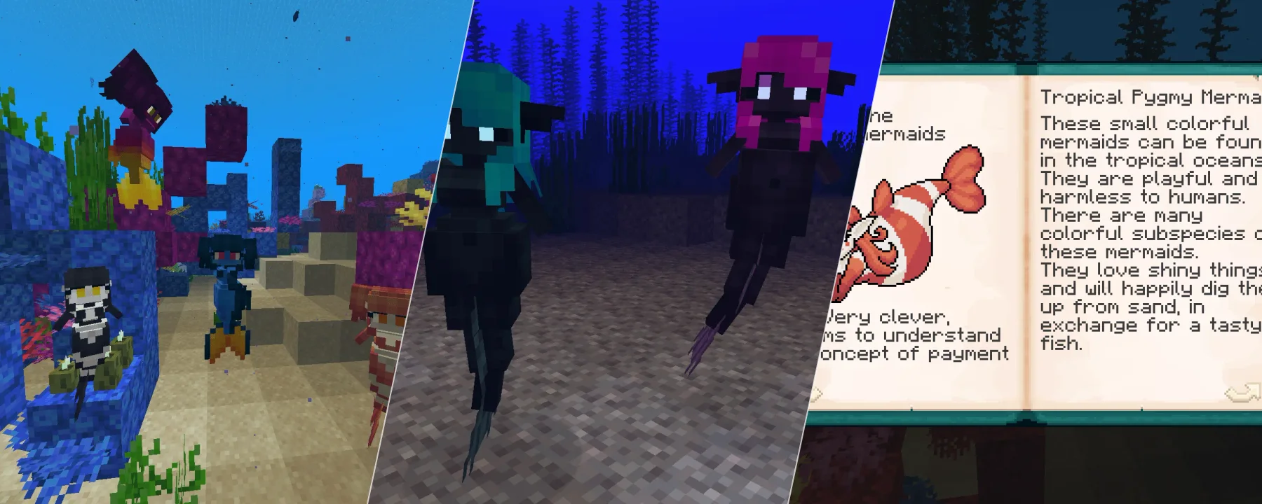 Monsters&Girls: Secrets of Mermaids — Monsters&Girls: Secrets of Mermaids screenshots 1–3
