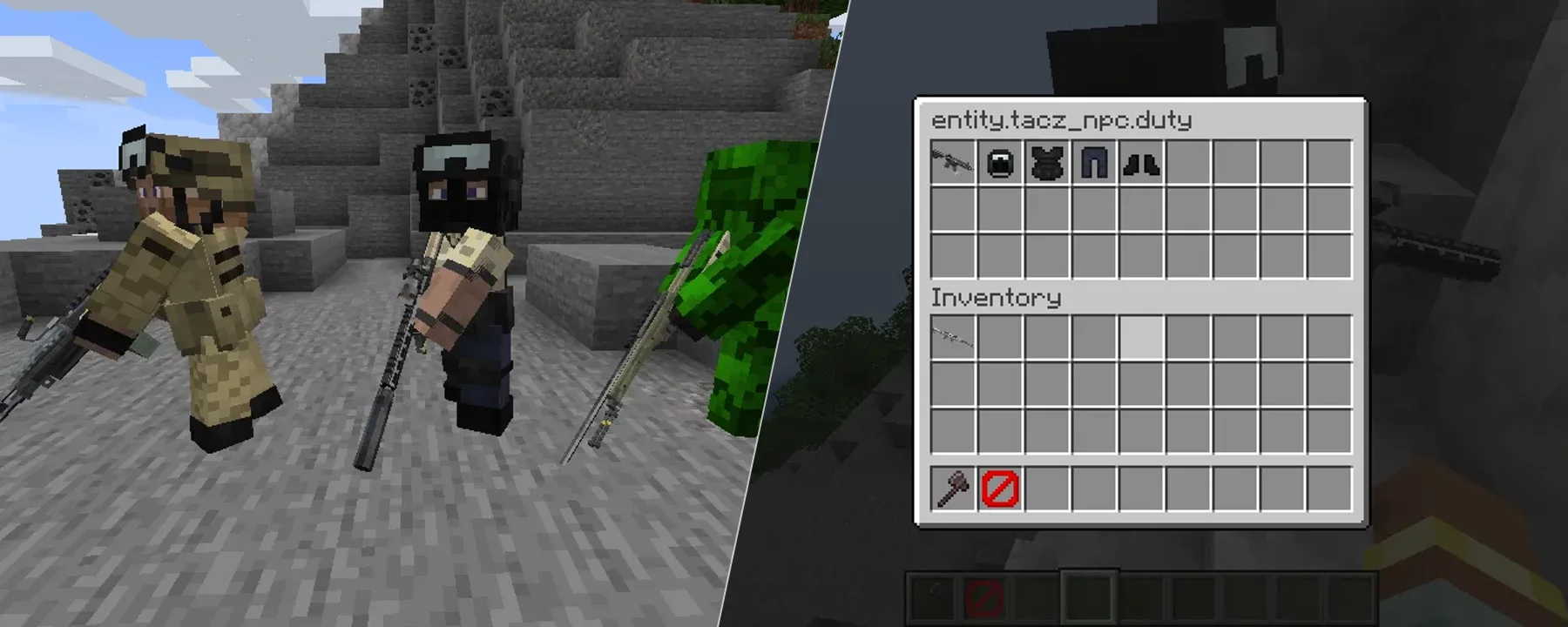 TACZ: Npcs — TACZ: Npcs screenshots 1–2