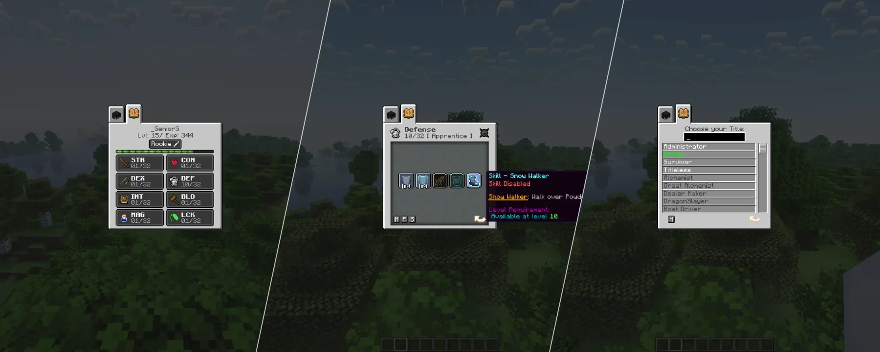 Just Leveling [Fork] — Just Leveling [Fork] screenshots 1–3