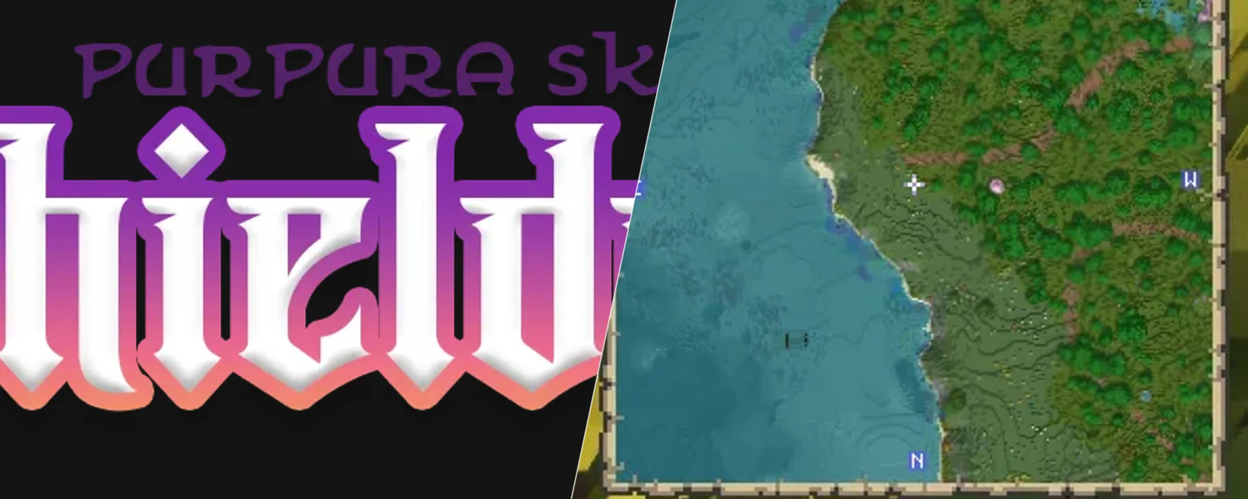 Purpura Skies: Xaero's Minimap Frame — Purpura Skies: Xaero's Minimap Frame screenshots 1–2