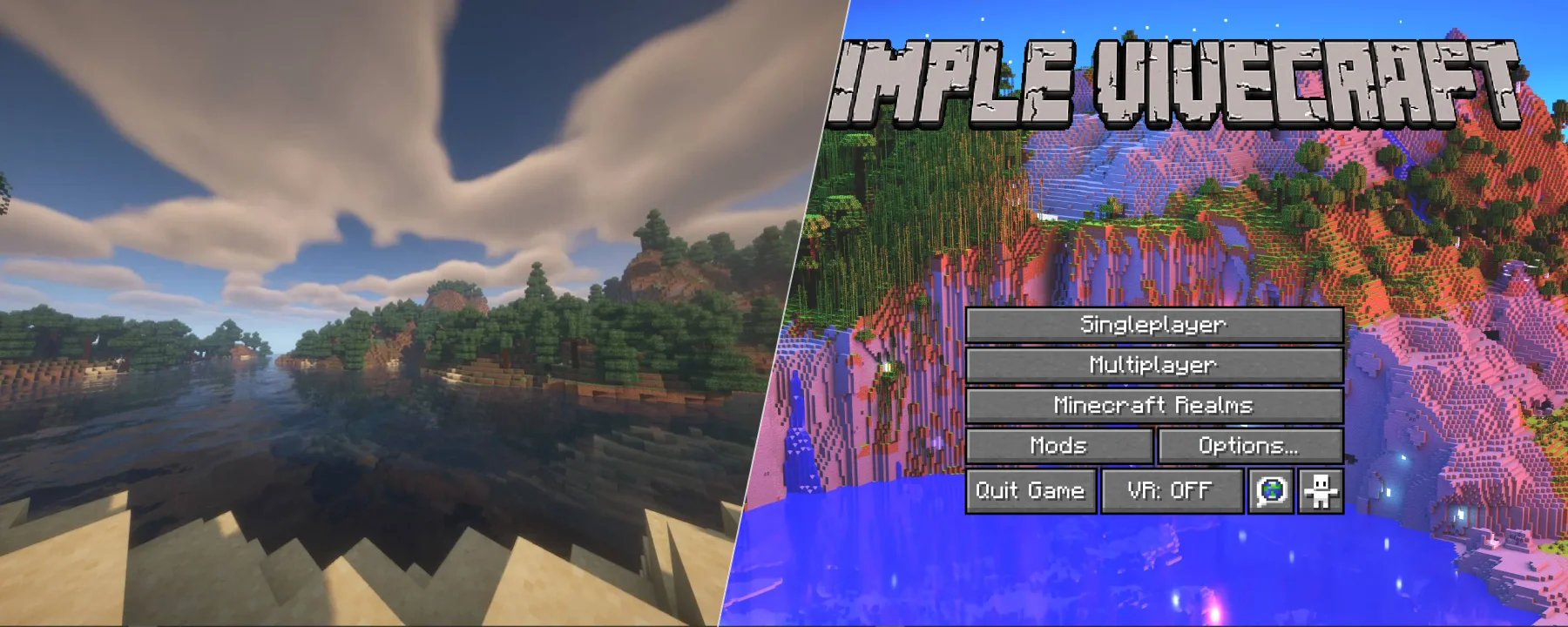 Simple Vivecraft — Simple Vivecraft screenshots 1–2