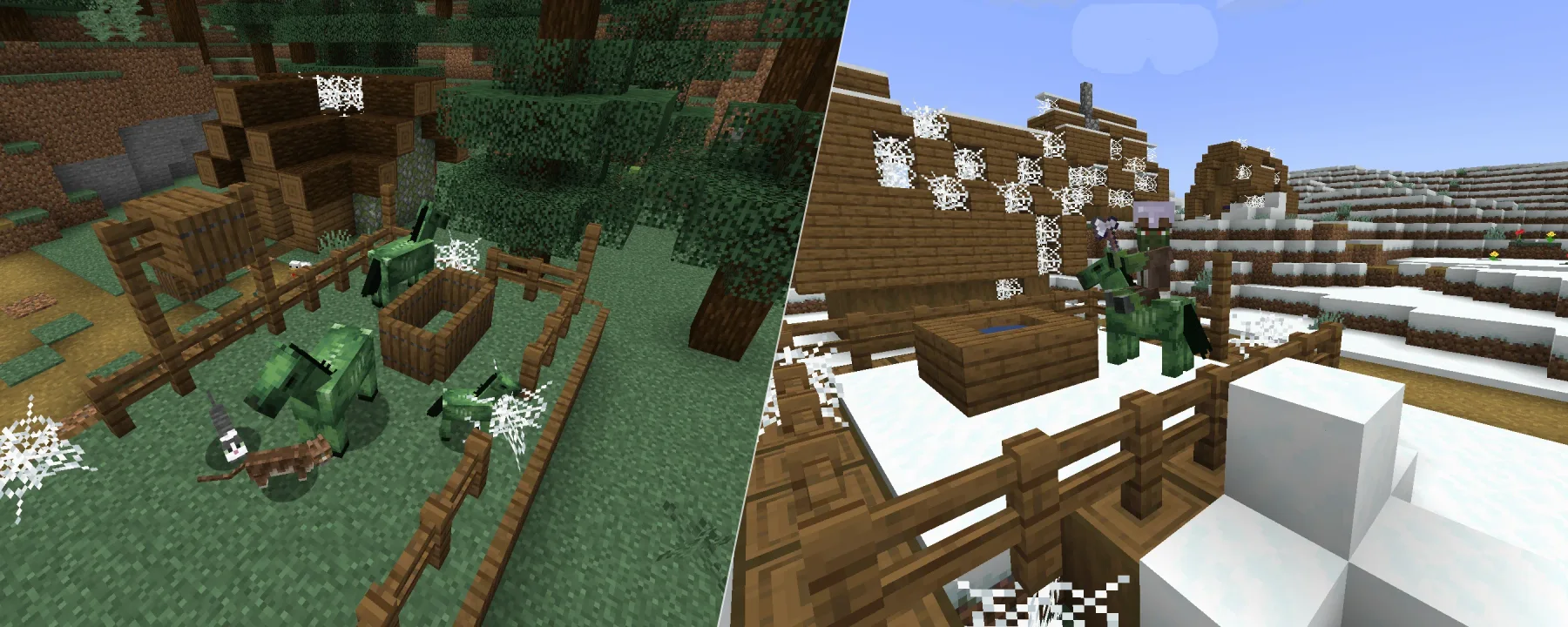 Zombie Horses From Abandoned Villages (Datapack) — Zombie Horses From Abandoned Villages (Datapack) screenshots 1–2