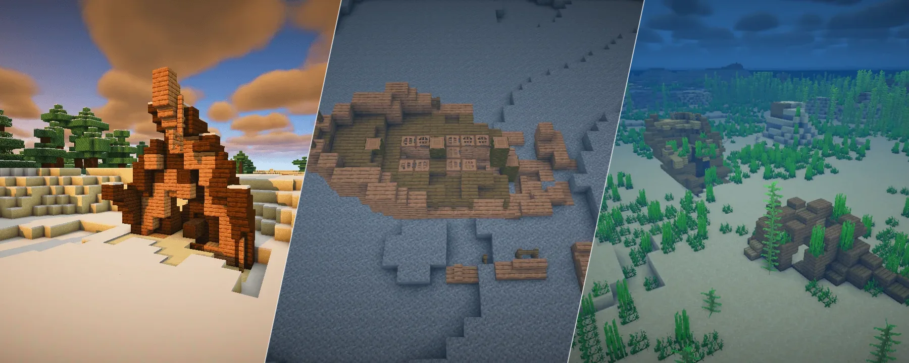 Revamped Shipwrecks (Datapack) — Revamped Shipwrecks (Datapack) screenshots 1–3