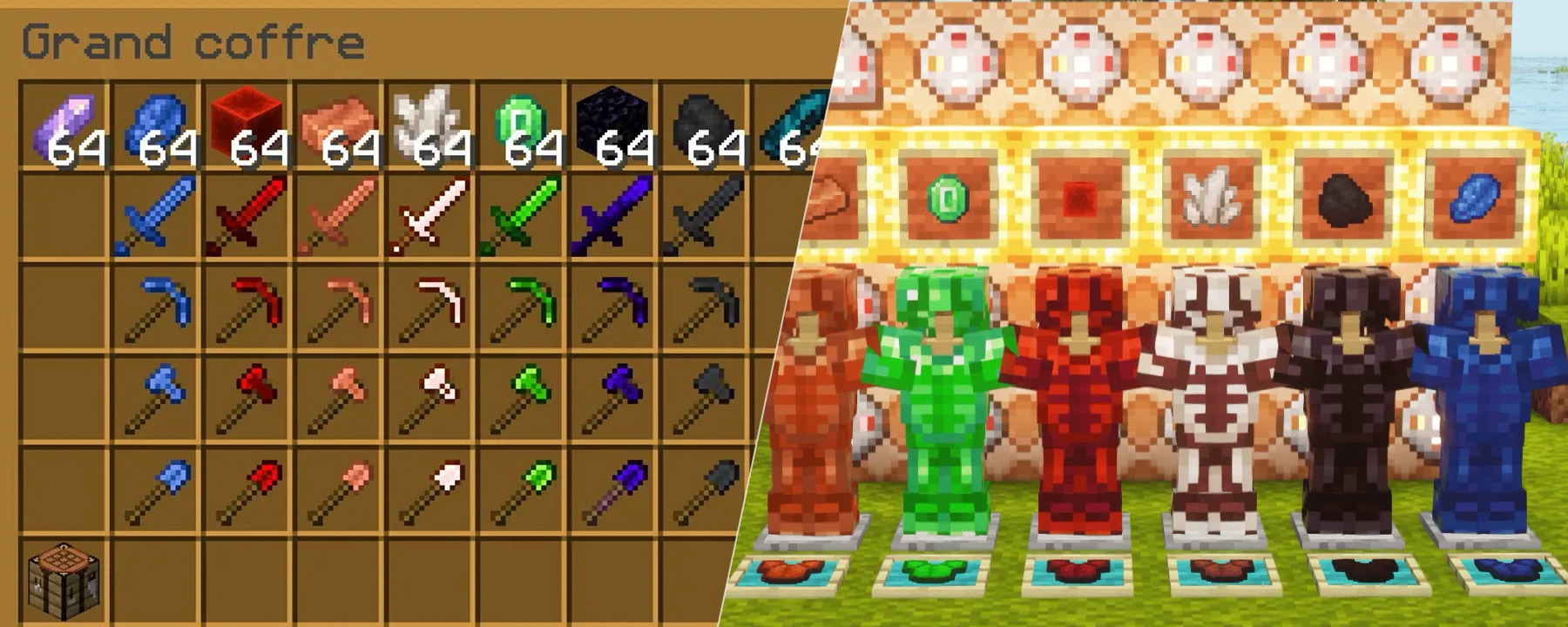More armor and tools — More armor and tools screenshots 1–2