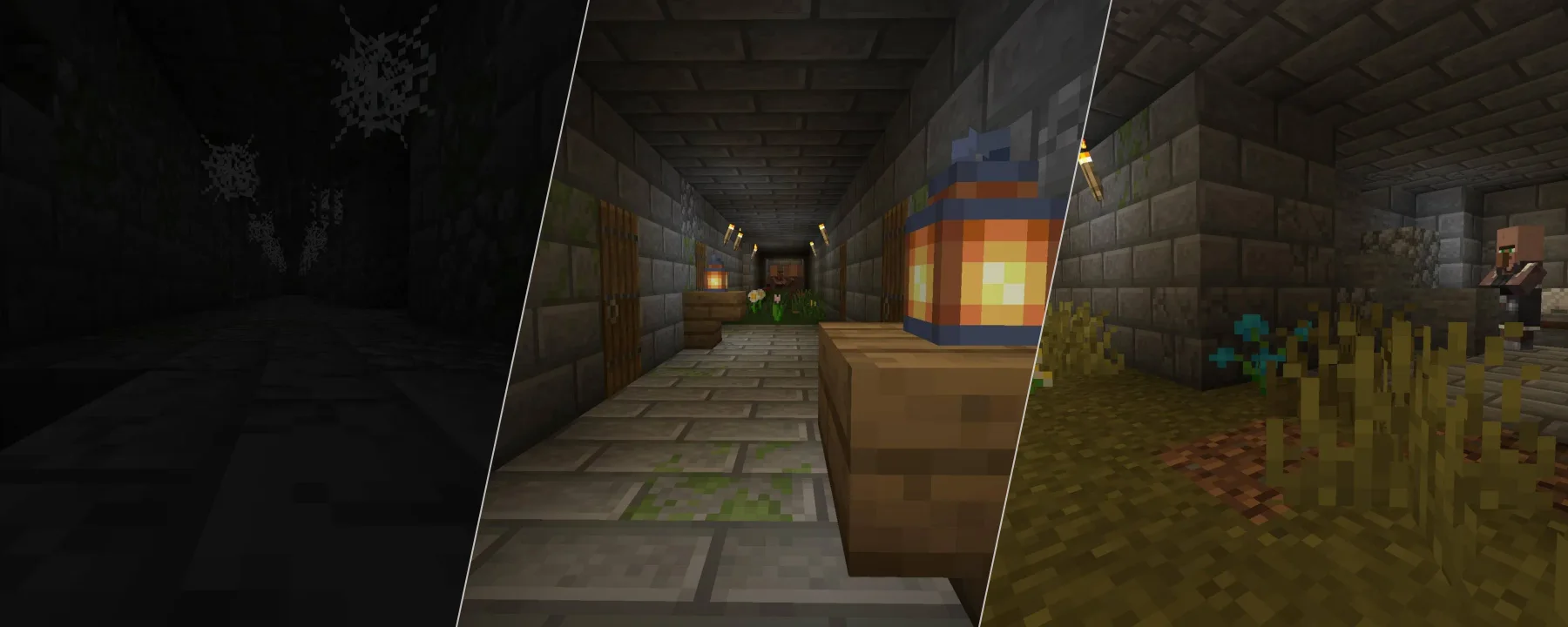 Underground Villages, Stoneholm (Fabric/Forge/NeoForge) — Underground Villages, Stoneholm (Fabric/Forge/NeoForge) screenshots 1–3
