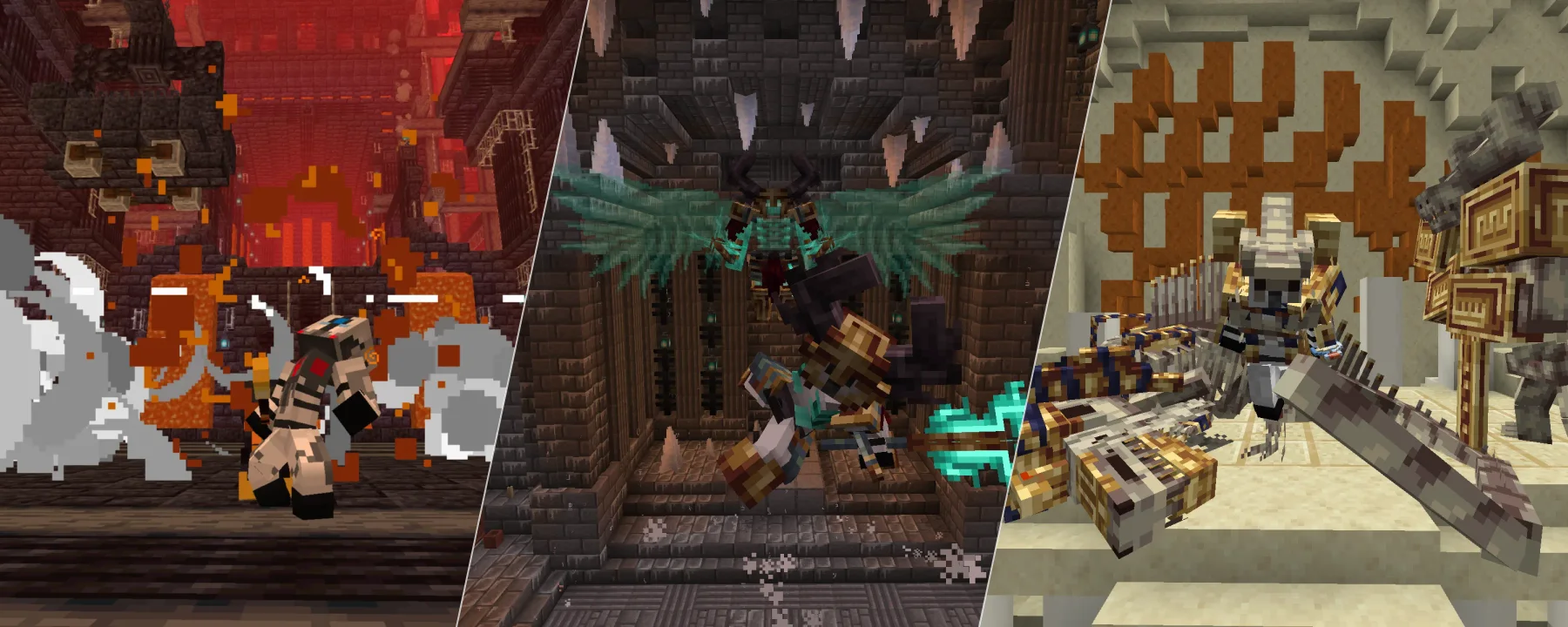 Weapons of Cataclysm (L_Ender's Cataclysm + Weapons of Miracles/Epic Fight) — Weapons of Cataclysm (L_Ender's Cataclysm + Weapons of Miracles/Epic Fight) screenshots 1–3