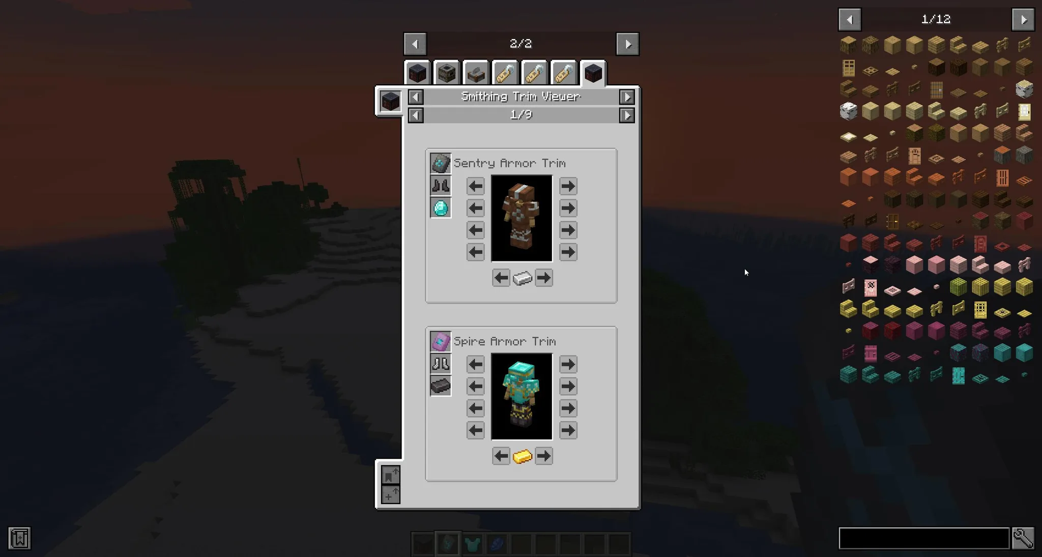 Smithing Template Viewer for JEI/EMI — Smithing Template Viewer for JEI/EMI screenshot