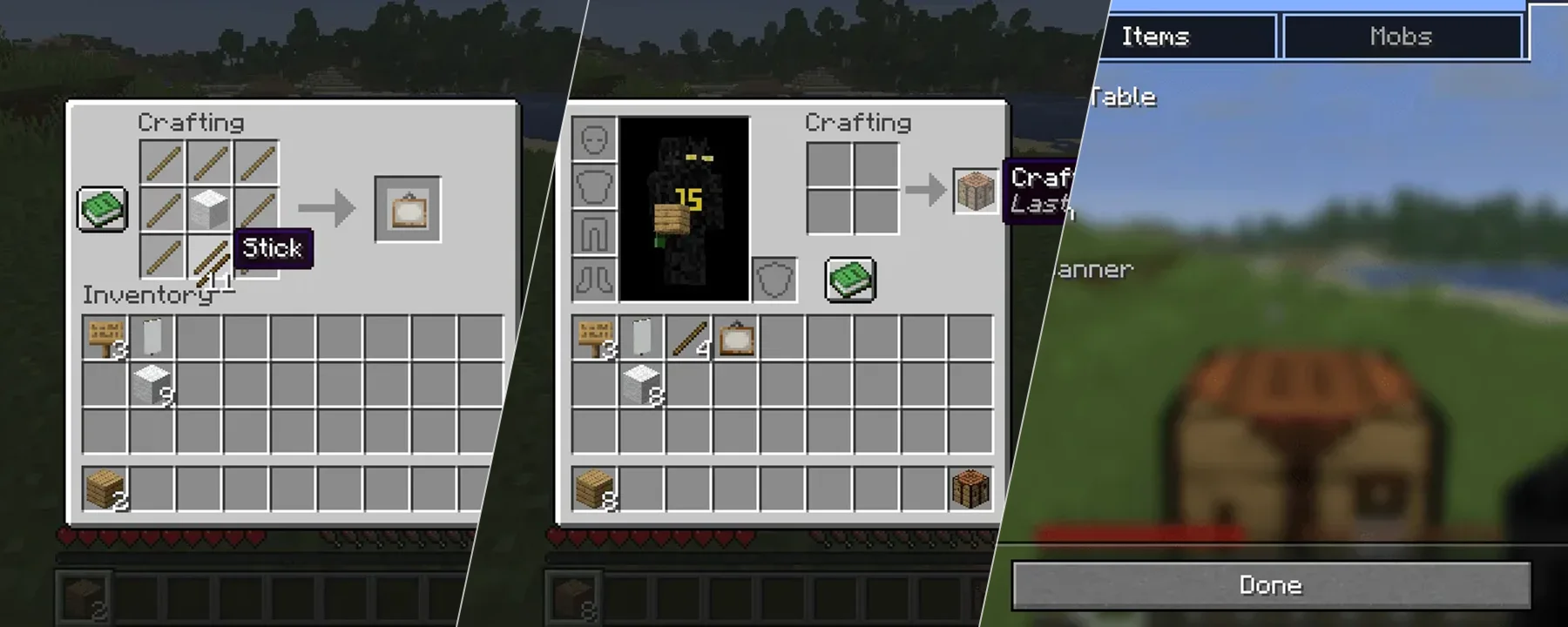 CraftSense — CraftSense screenshots 1–3
