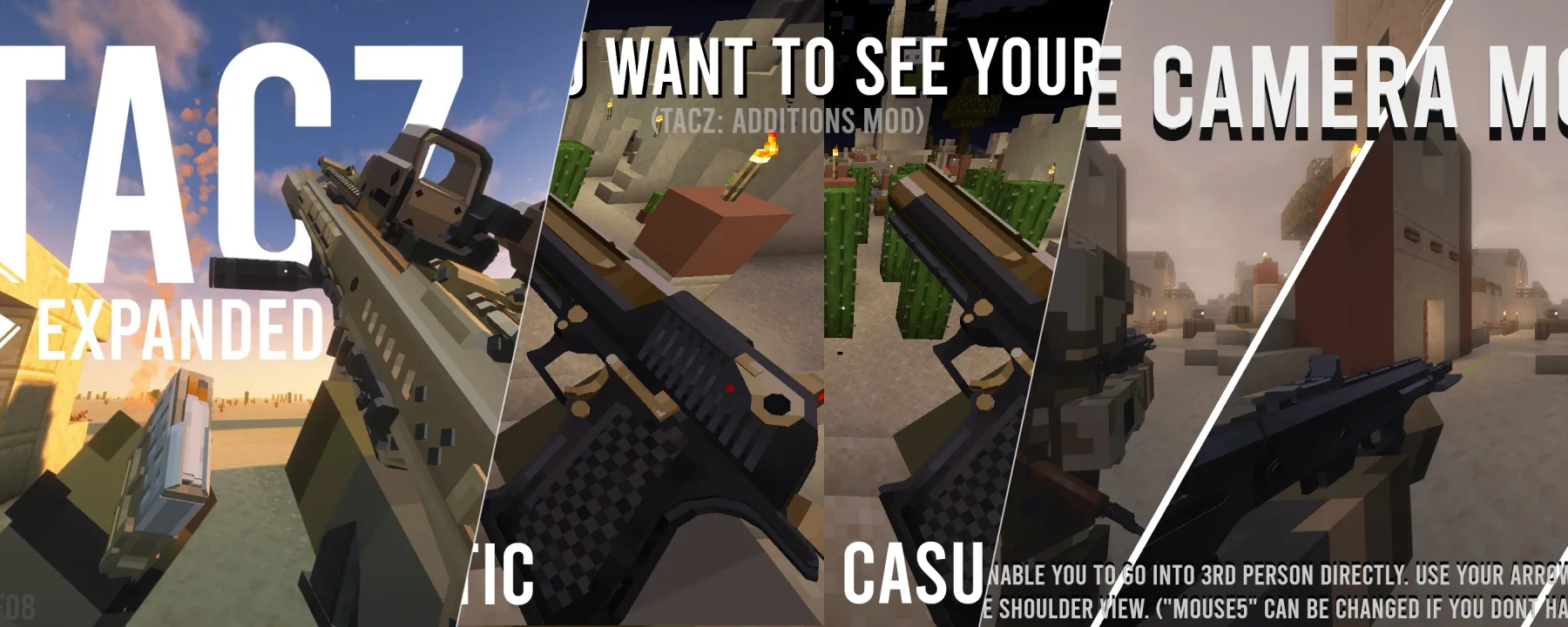 TACZ Expanded V14 — TACZ Expanded V14 screenshots 1–3