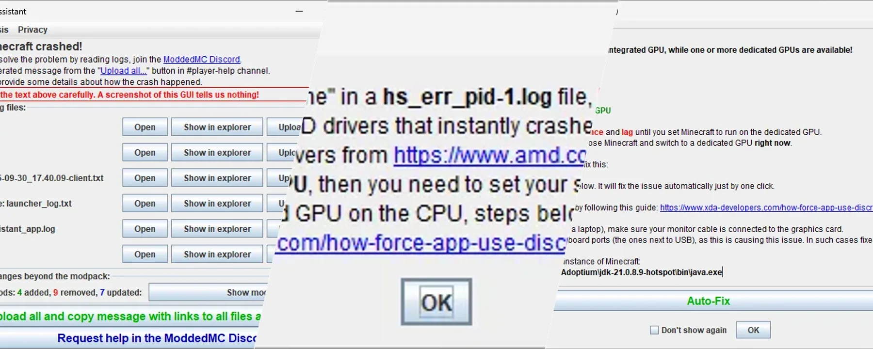 Crash Assistant — Crash Assistant screenshots 1–3