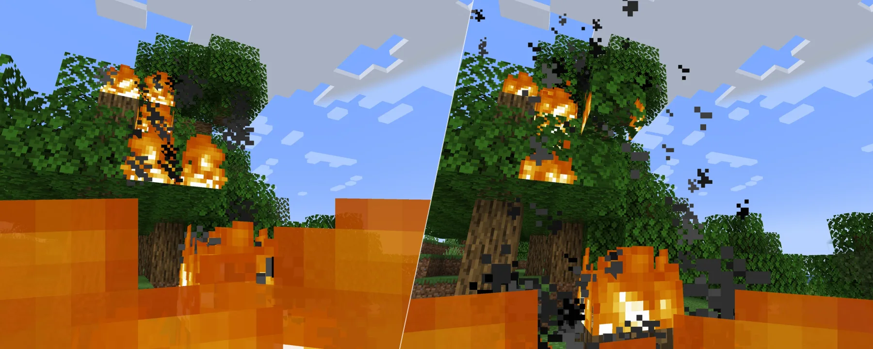 Better Lower Fire - Visibility Improved - Reduced Screen Obstruction — Better Lower Fire - Visibility Improved - Reduced Screen Obstruction screenshots 1–2