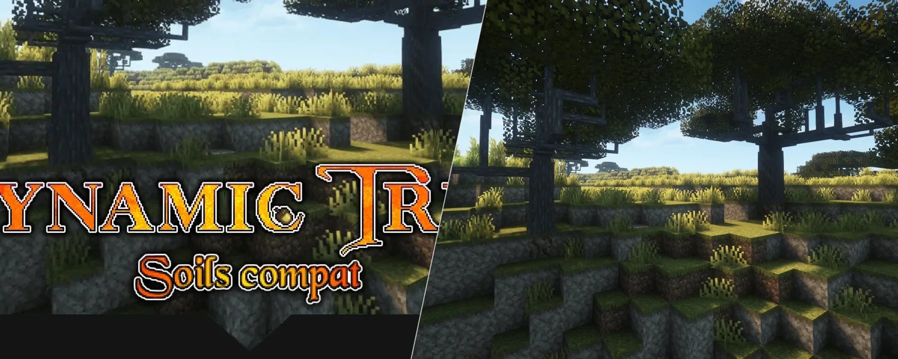 Dynamic Trees - Soils Compat - Immersive Weathering/Grounded/Unearthed Soils — Dynamic Trees - Soils Compat - Immersive Weathering/Grounded/Unearthed Soils screenshots 1–2