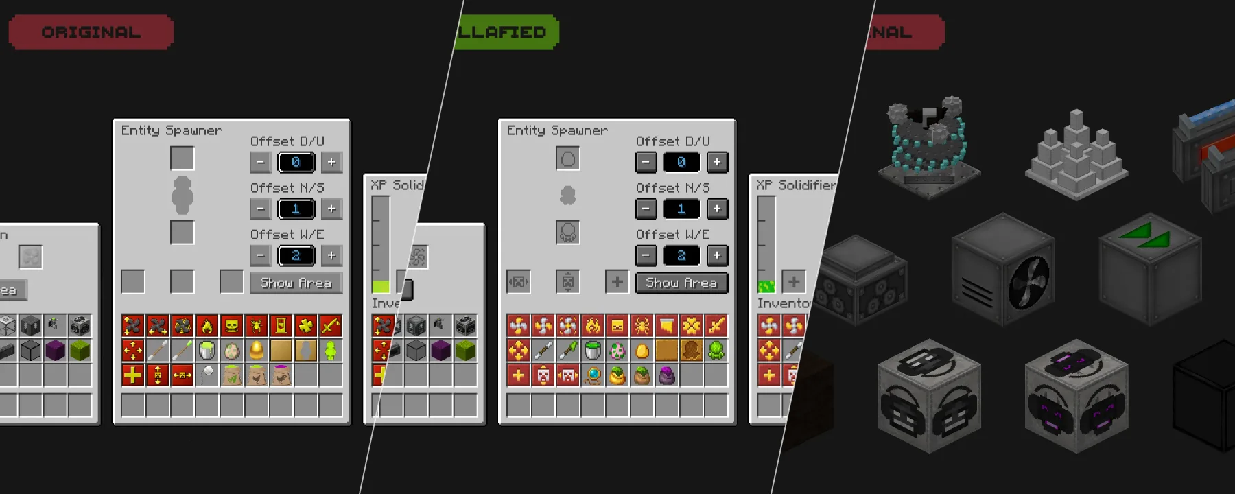 Mob Grinding Utils: Vanillafied (16px) — Mob Grinding Utils: Vanillafied (16px) screenshots 1–3