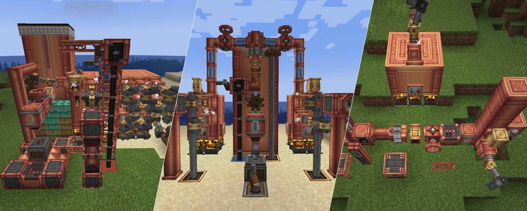 Create: Old Copper Stuffs — Create: Old Copper Stuffs screenshots 1–3