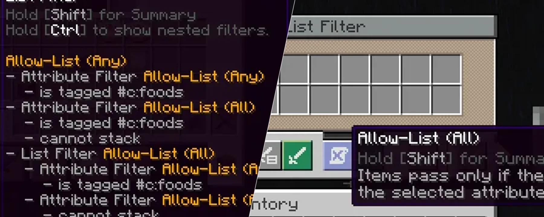 Create: Filters Anywhere — Create: Filters Anywhere screenshots 1–2
