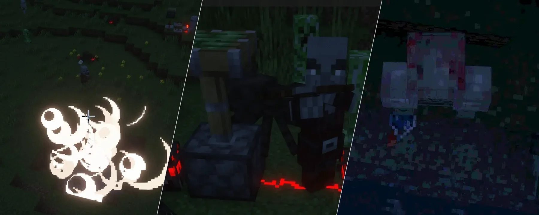 Attract to Sound ([NEO]Forge/Fabric): Realistic mob hearing & stealth AI. — Attract to Sound ([NEO]Forge/Fabric): Realistic mob hearing & stealth AI. screenshots 1–3