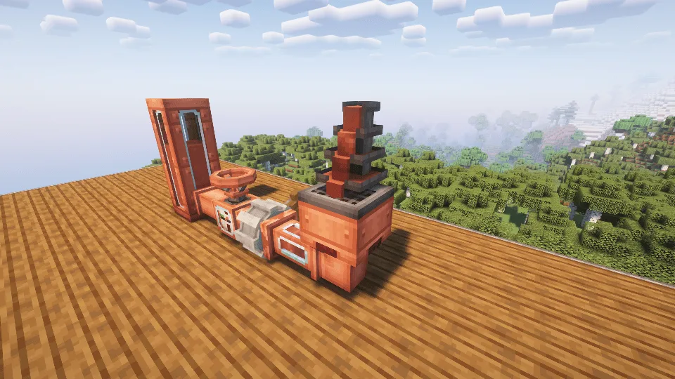 Create: Chocolate Fountain — Chocolate Fountain running
