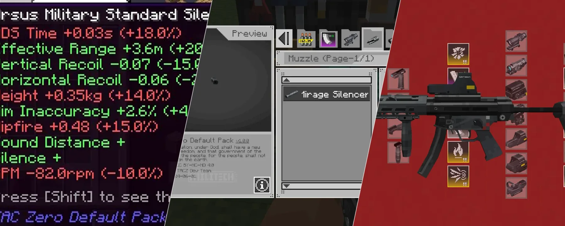 TaCZ addon — TaCZ addon screenshots 1–3