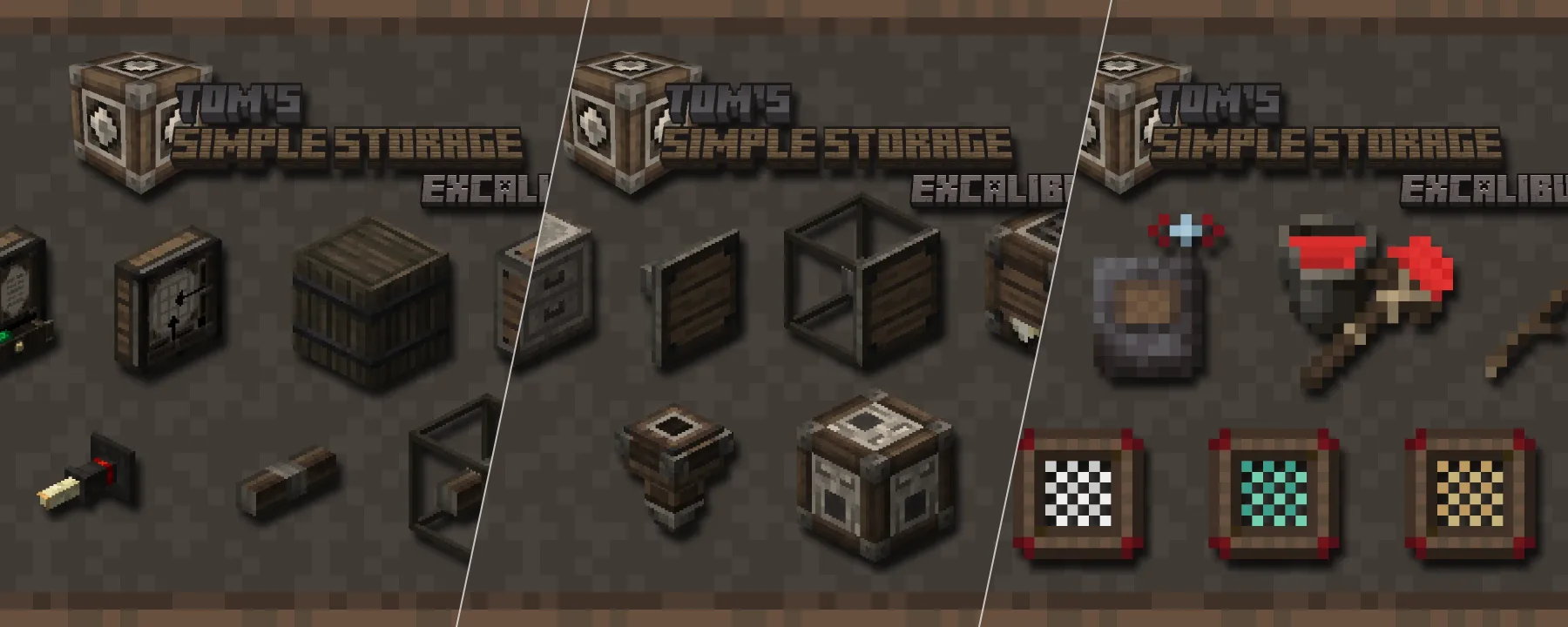 Excalibur | Tom's Simple Storage Support — Excalibur | Tom's Simple Storage Support screenshots 1–3