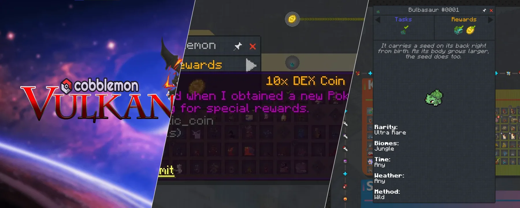 Cobblemon Vulkan — Cobblemon Vulkan screenshots 1–3
