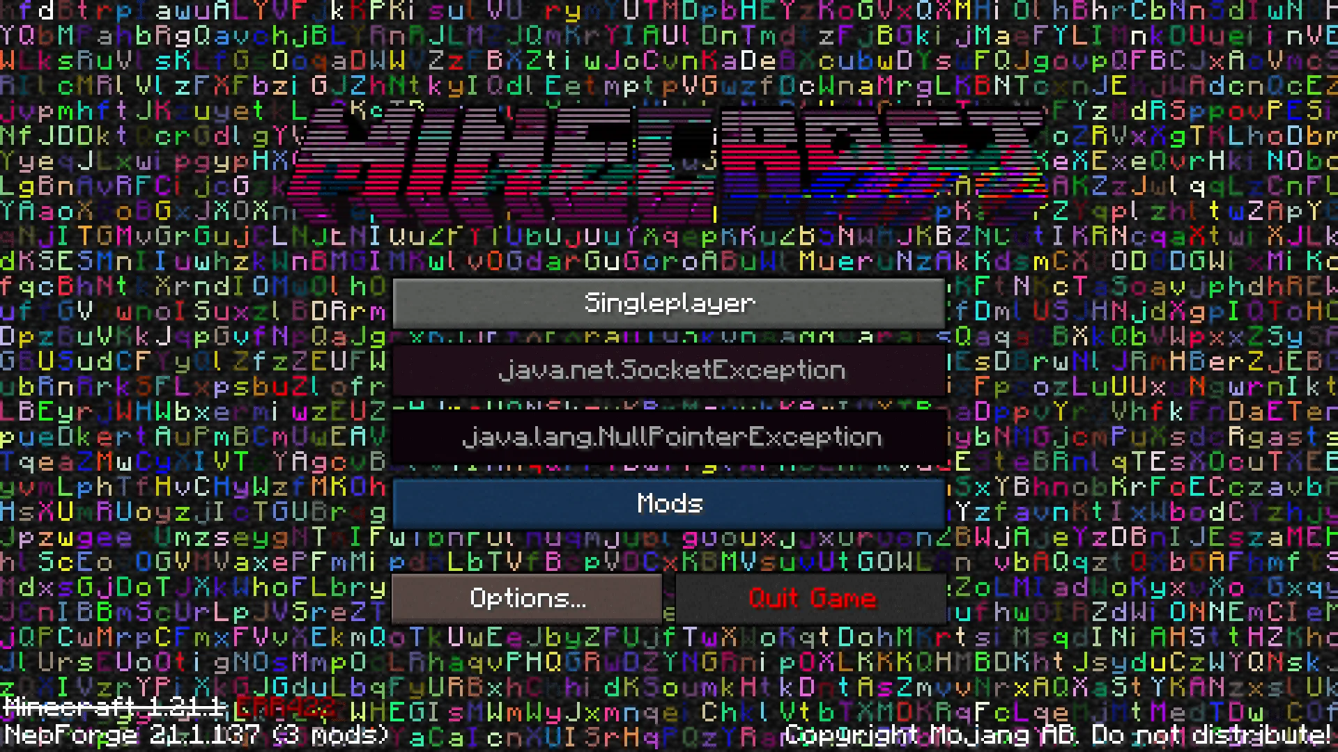 Error 422 [Horror] — titlescreen