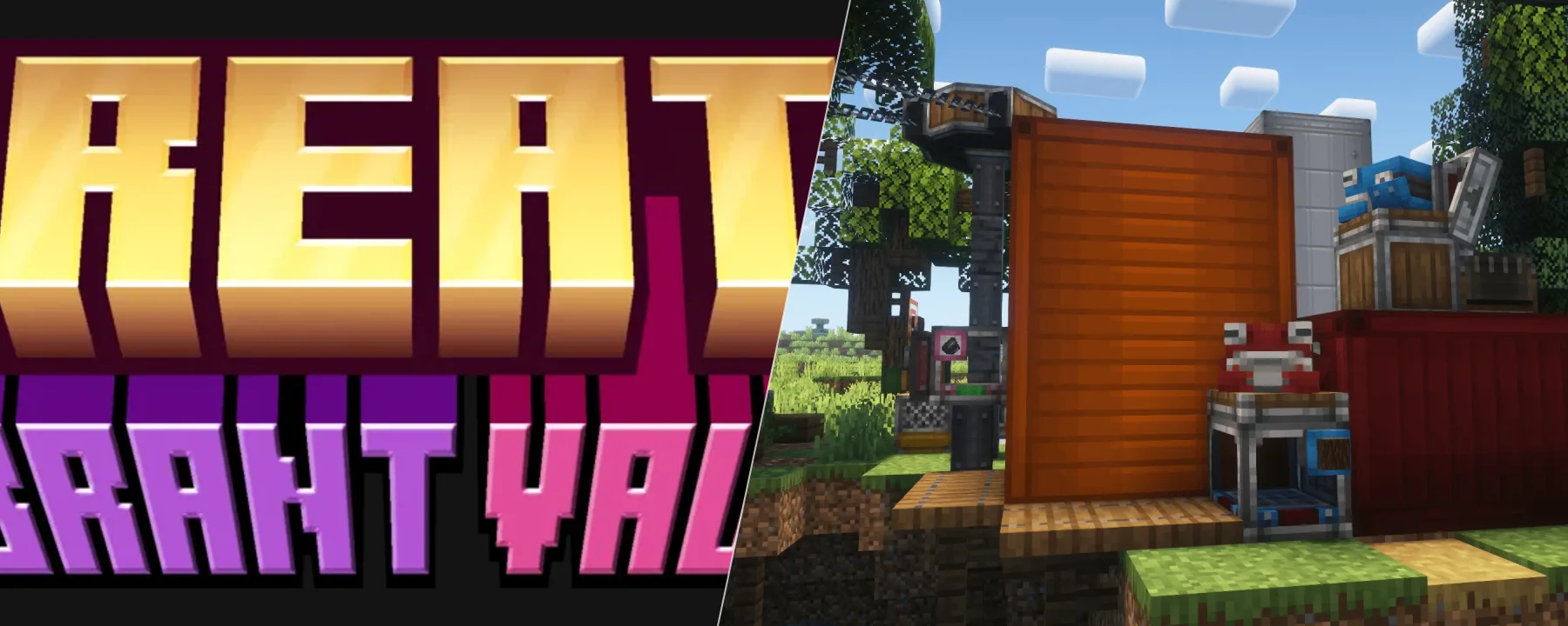 Create: Vibrant Vaults — Create: Vibrant Vaults screenshots 1–2