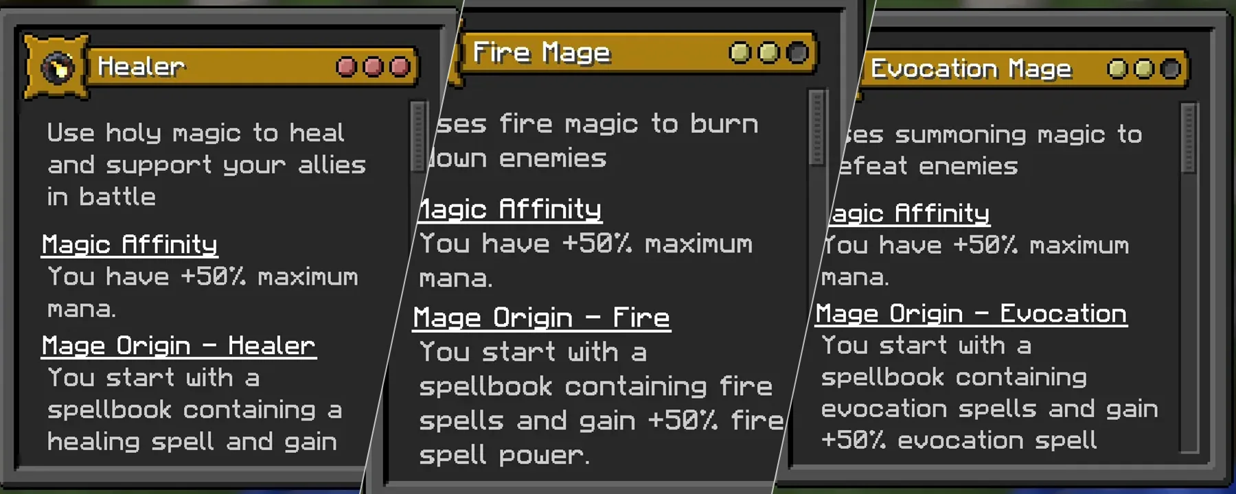 Gods & Heroes RPG Classes — Gods & Heroes RPG Classes screenshots 1–3