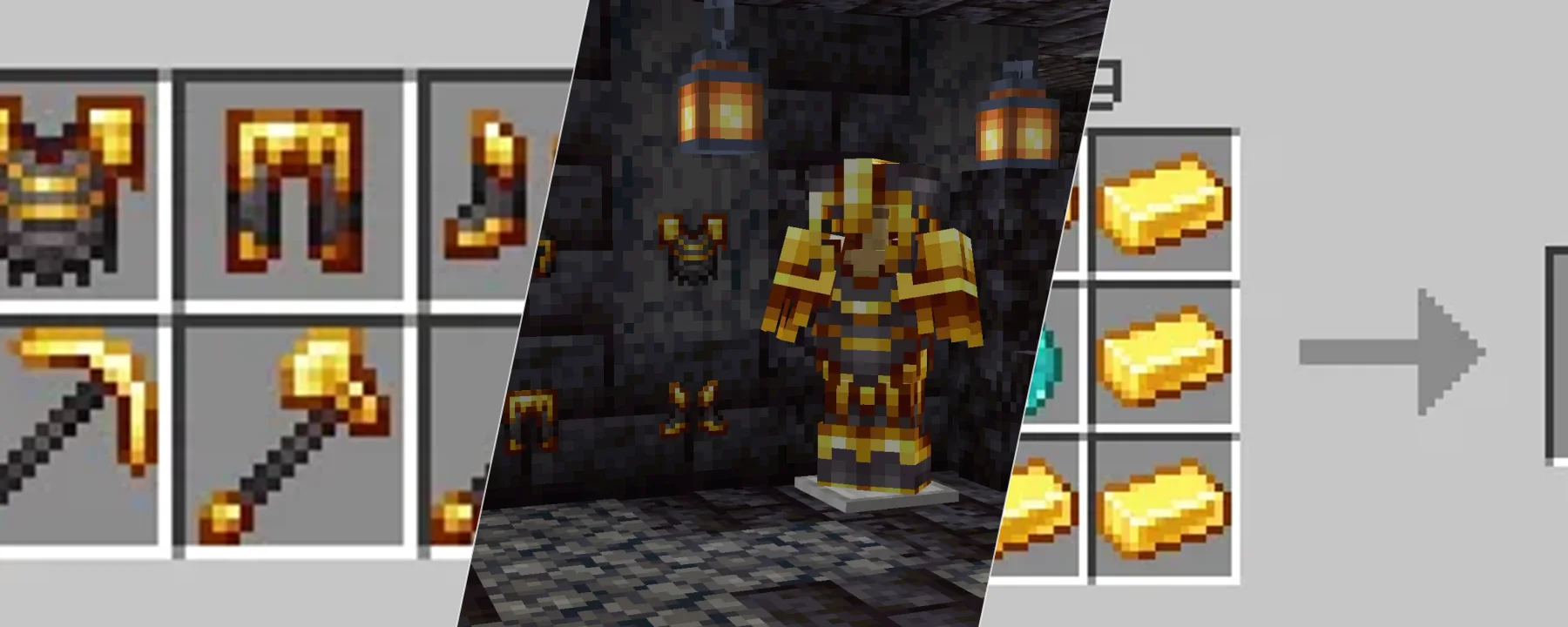 G+ | Gilded Netherite set — G+ | Gilded Netherite set screenshots 1–3